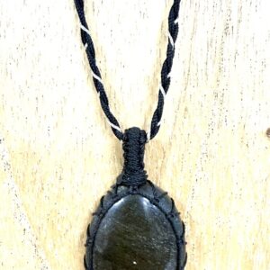 Sautoir Obsidienne