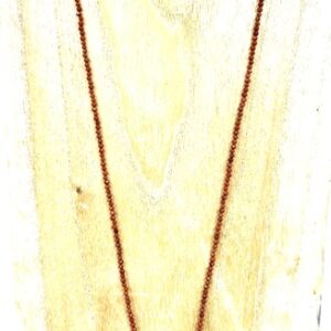 Sautoir Jaspe rouge et oeil de faucon