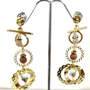 Boucles acier doré