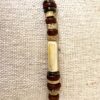 Bracelet élastique beige et chocolat – Image 3